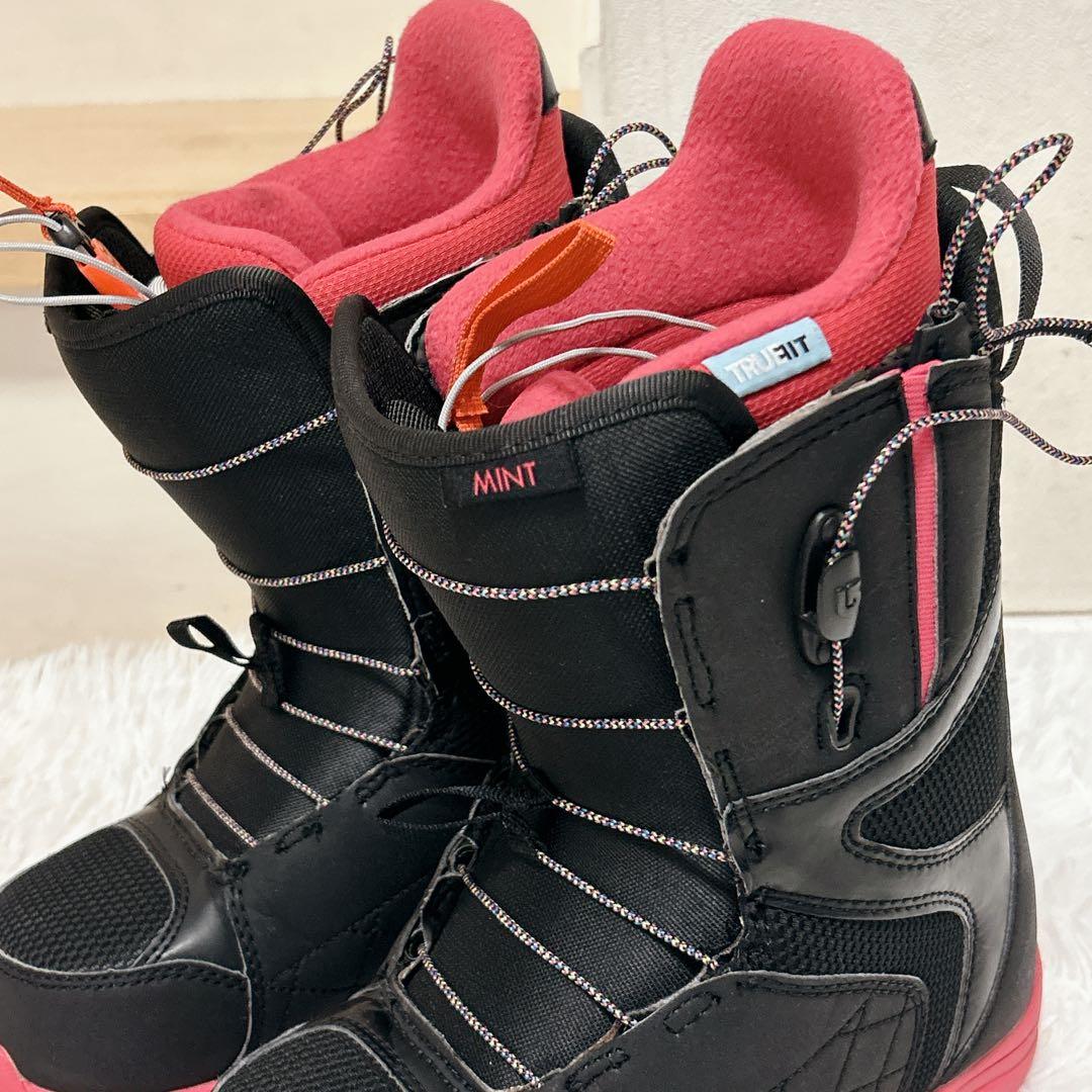【極美品】BURTONスノーボードブーツ ミント アジアンフィット 22cm