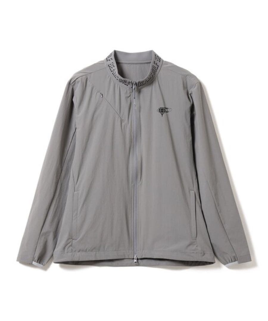 BEAMS GOLF リブ ロゴ ナイロン ジップ ブルゾン ビームスゴルフ