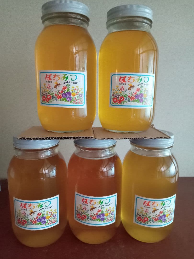 国産百花蜂蜜1200g×5