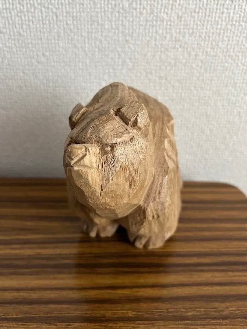 吉田マホガニー ／ 翠帆　木彫り