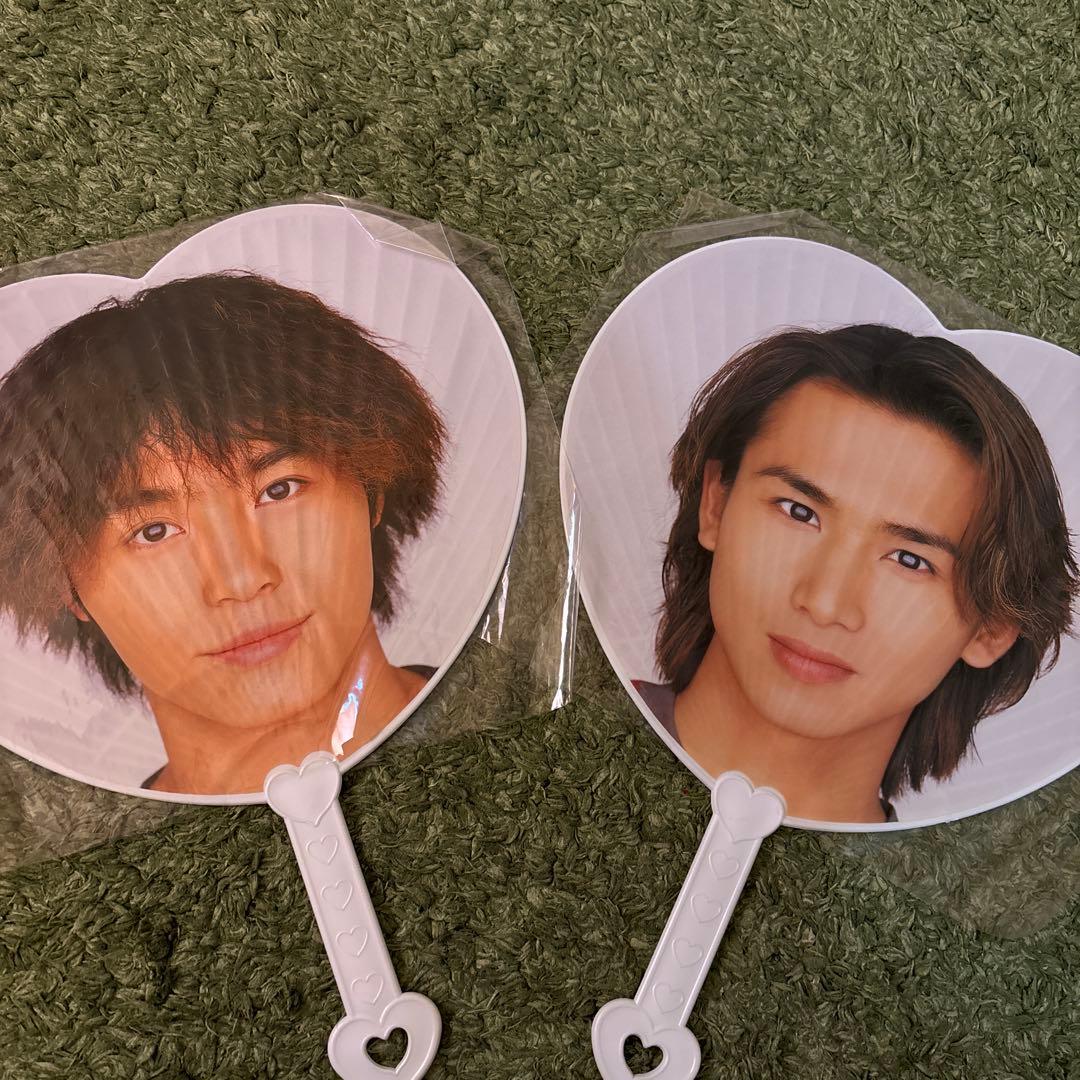 【希少】堂本光一 堂本剛　うちわ　セット　1998-1999ウィンターコンサート