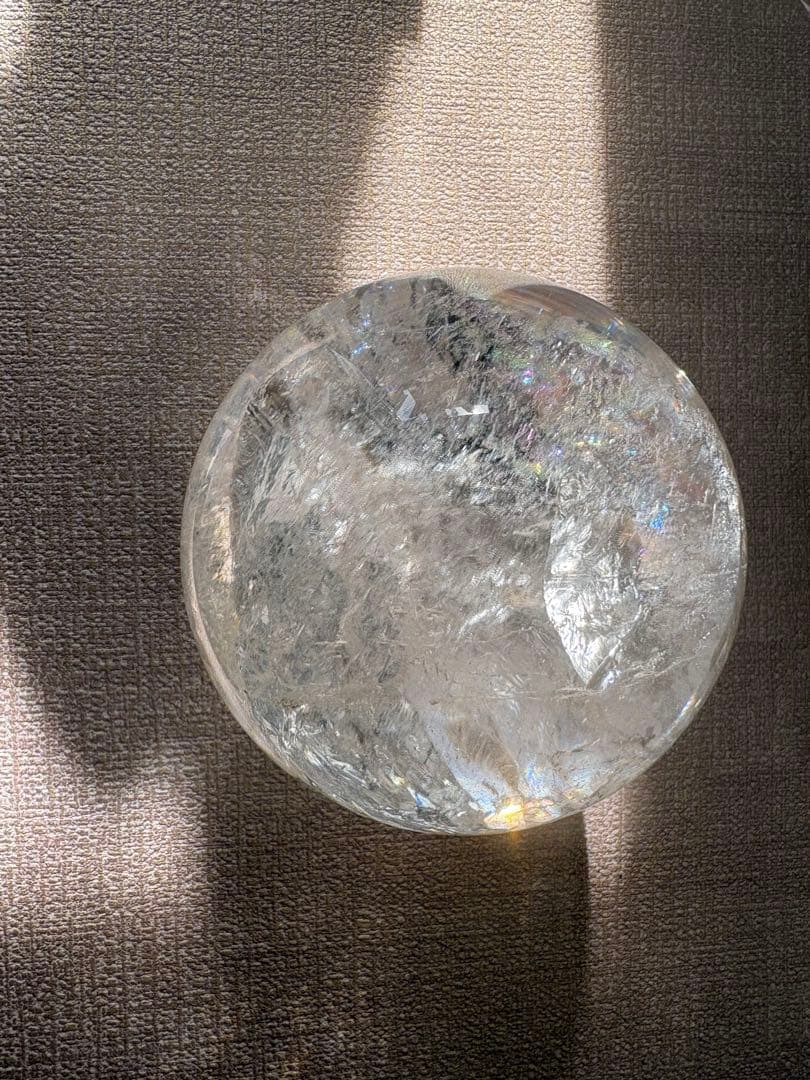 ブラジル産水晶　丸玉