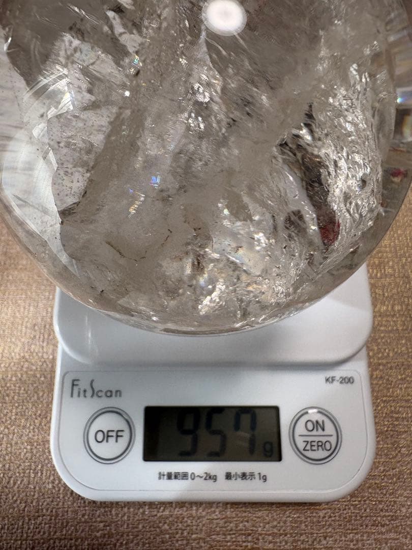 ブラジル産水晶　丸玉