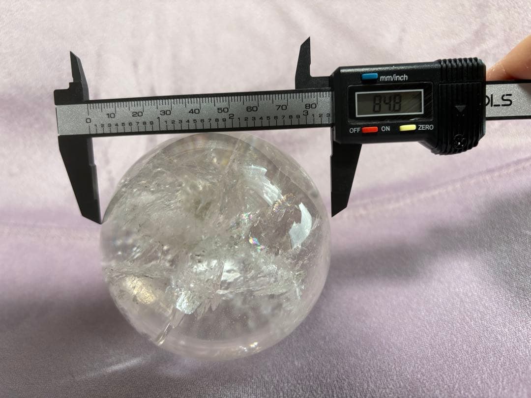 ブラジル産水晶　丸玉