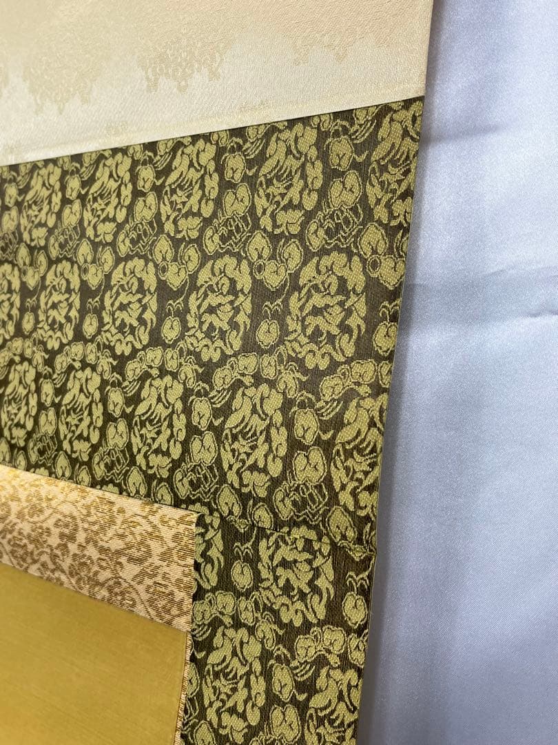 掛軸 玉芳筆「 梅に鶯 」1010