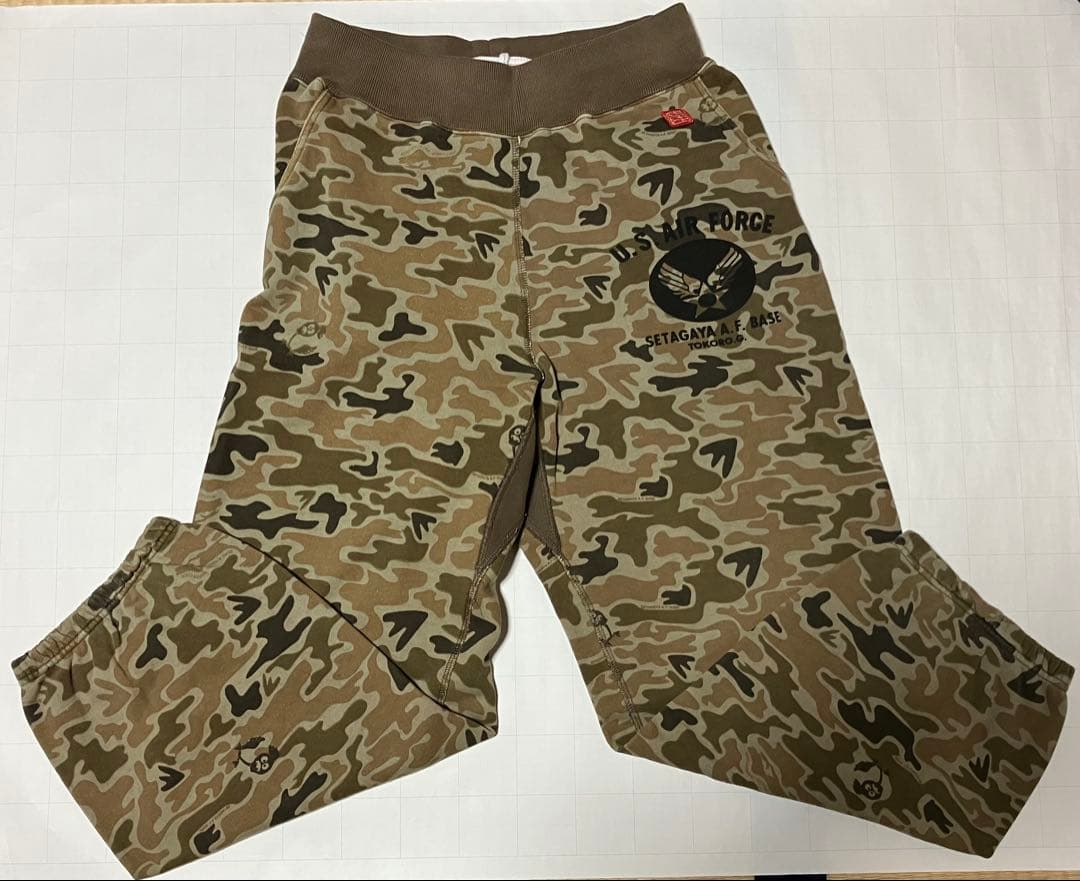 世田谷ベース ロードストローラー スウェットパンツ 迷彩