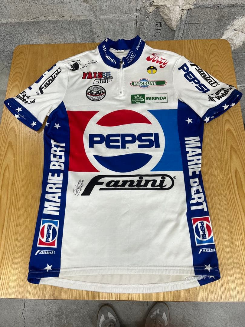 PEPSI×FANINI ビンテージ自転車ジャージ M相当