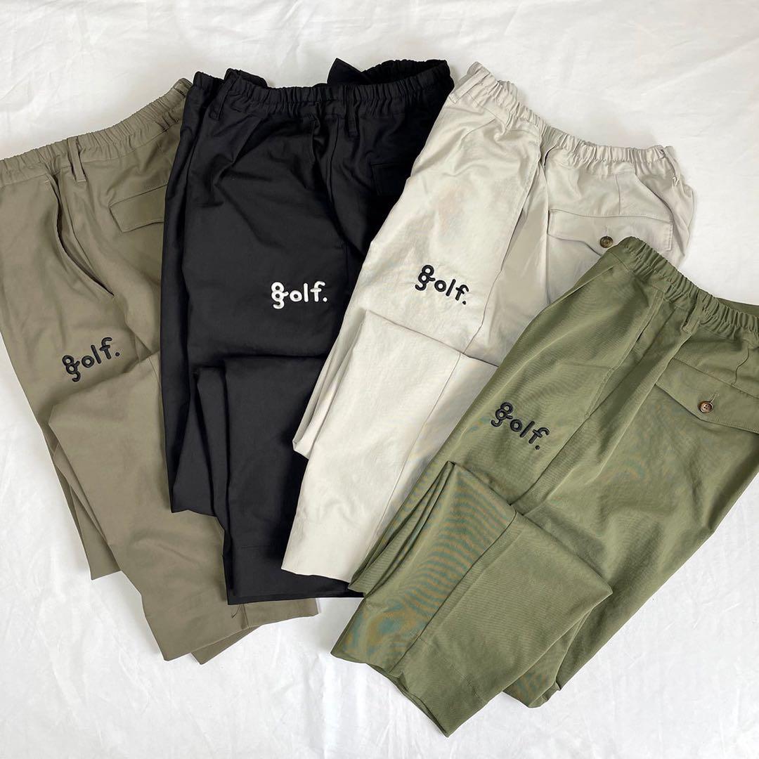 8g shoot ワンタックストレッチパンツ　クロ　XL