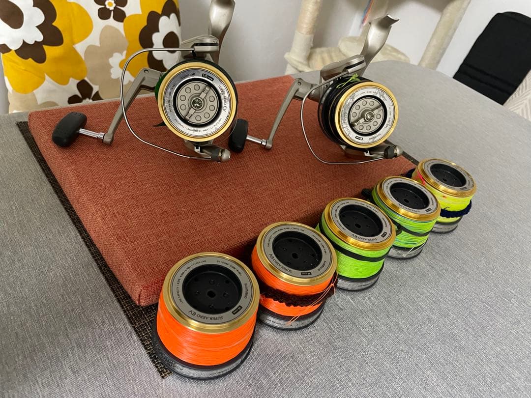 まだまだ現役　シマノ　初代スーパーエアロEV と替えスプール