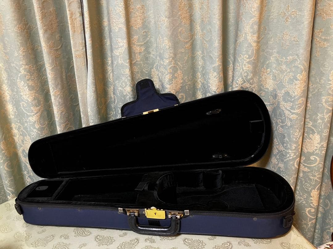 スーパーライト　バイオリン　ケース　ネイビー系