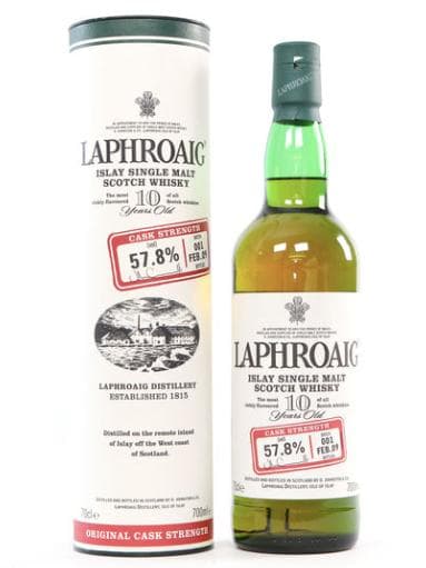 【新品・未開封】ラフロイグ 10年 オリジナルカスクストレングス バッチ 001