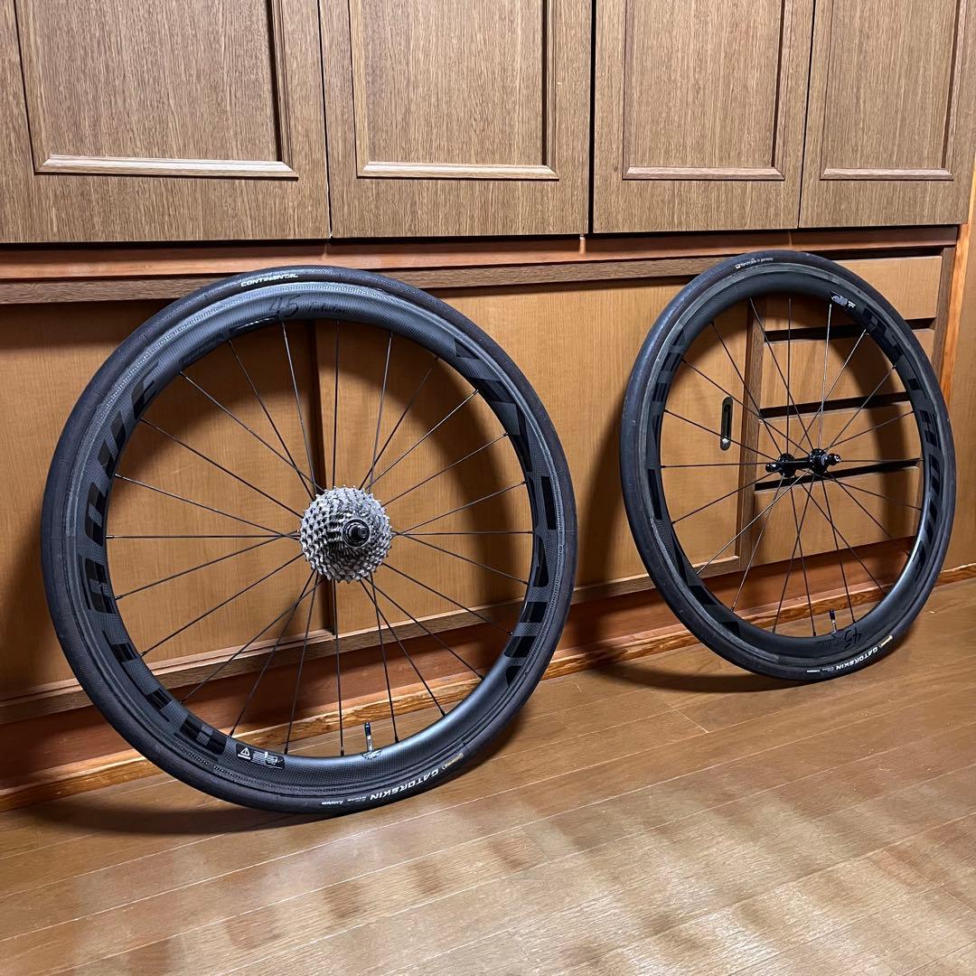 Gusto Attaque 45mm カーボンホイール チューブラー