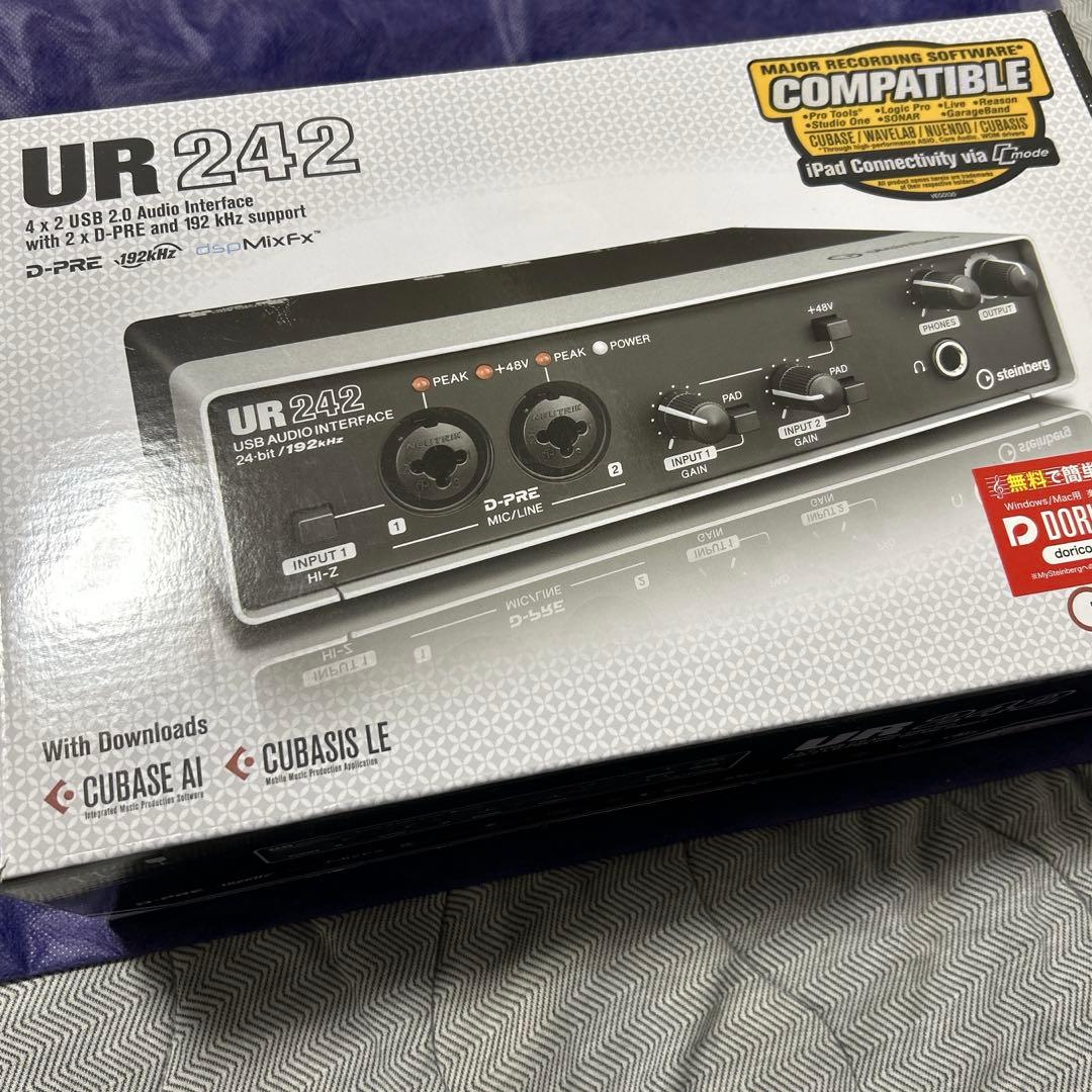 steinberg UR242 USBオーディオインターフェイス
