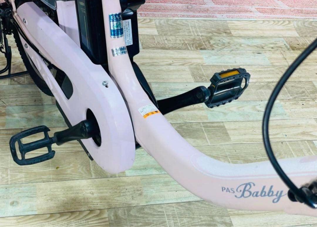 K2016大容量12.3Ah 電動自転車 ヤマハ パスバビー 子供乗せ20インチ