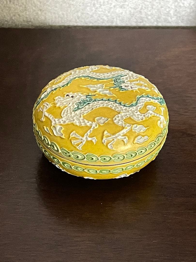 希少　干支香合　陶器製　茶道具　龍　ドラゴンインテリア　置物