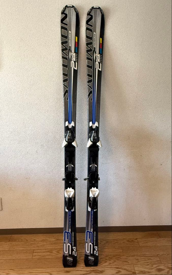Salomon 24hours S3 スキー 板 L-169 ビンディング付き