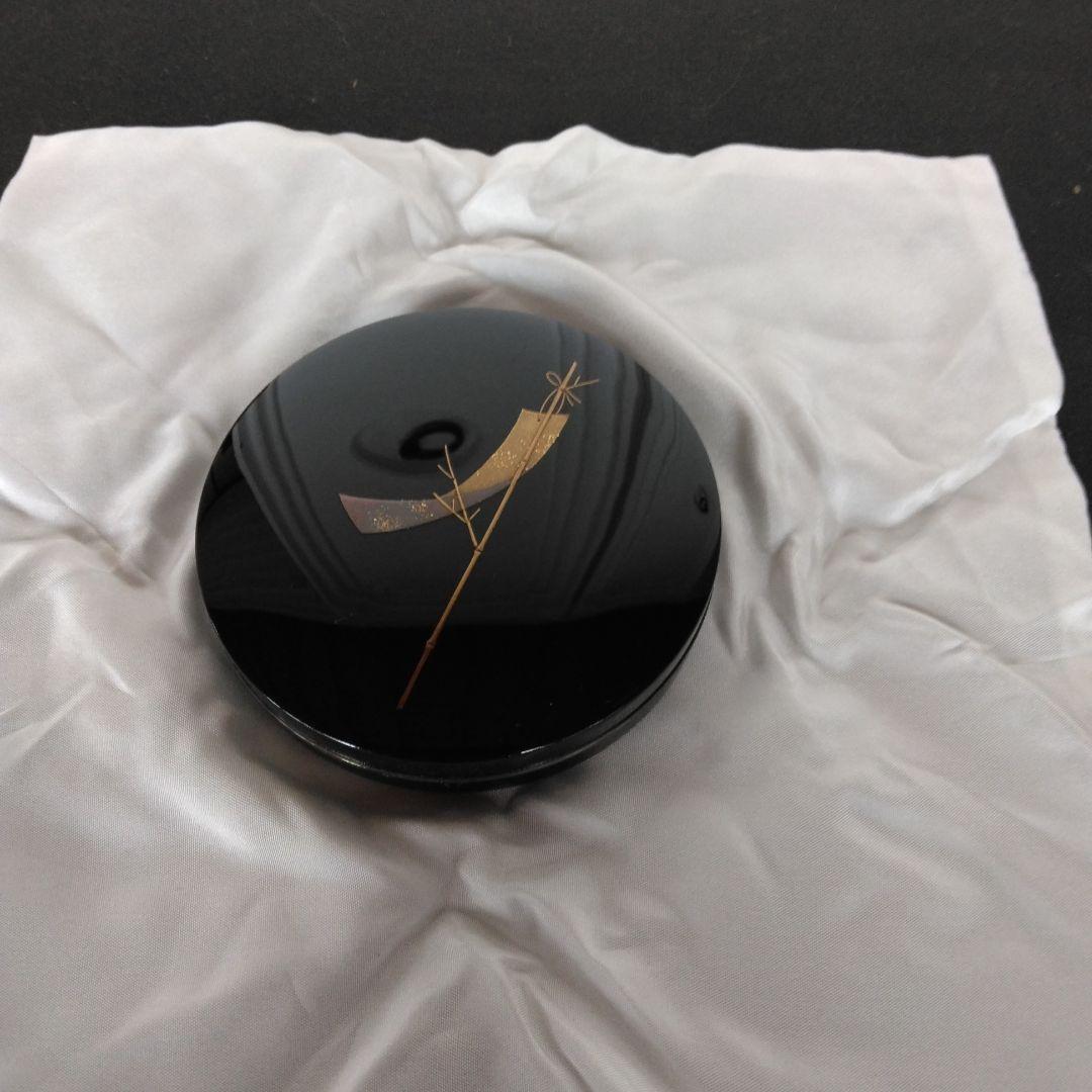 香合　蒔絵　春斎