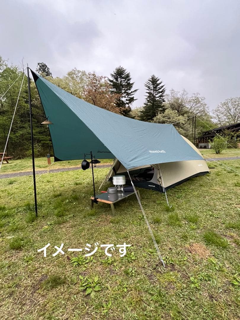 【最終日】新型mont-bell ムーンライト2型、ミニタープ、インナーマット