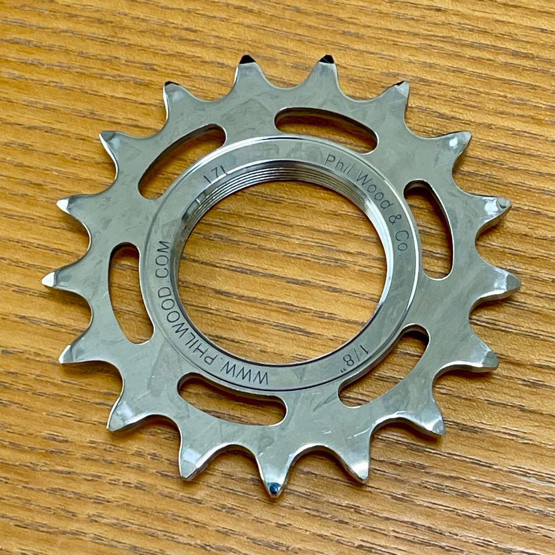 【美品】PHILWOOD SLR track cog ピストバイク