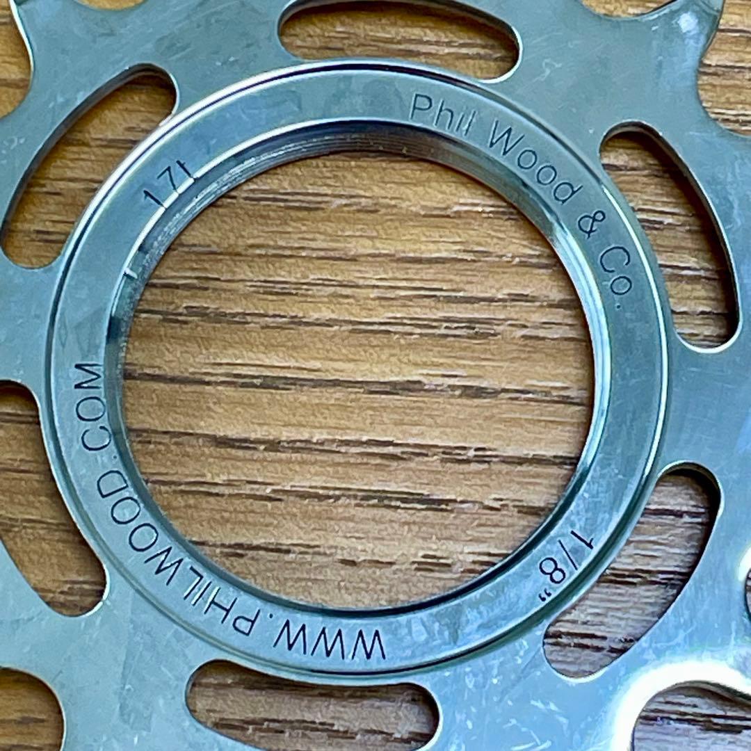 【美品】PHILWOOD SLR track cog ピストバイク