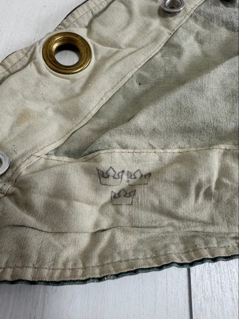 スウェーデン軍テントシート 4枚