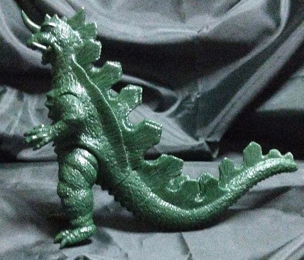 マルサン キングゴドラス 緑色 未塗装 ソフビ ソフトビニール人形