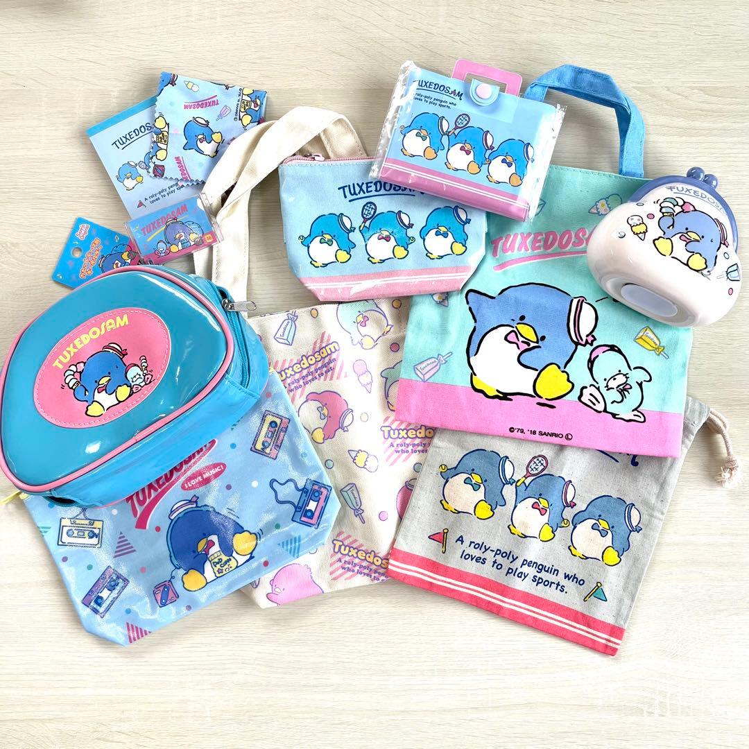 タキシードサム サンリオ バッグ ポーチ ミニレターセット 貯金箱 11点セット