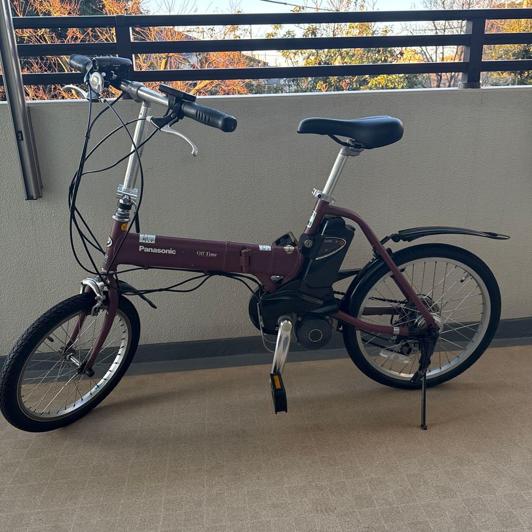 mappie　折りたたみ電動自転車Panasonic OFF TIME