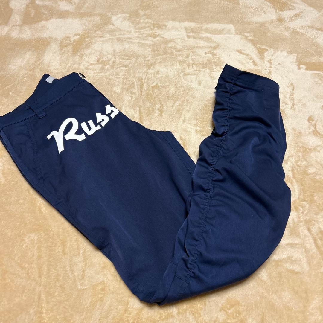 ラッセルノ ビッグロゴ ゴルフパンツ 裾ジップ RS-82190 ネイビー