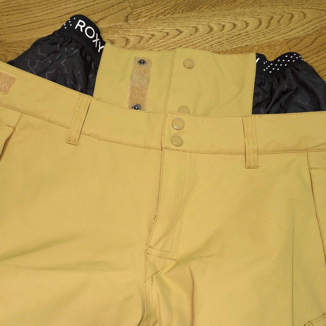 ROXY　スノボウェア　上下セット　Ｍ　総柄　ネイビー　キャメルブラウン