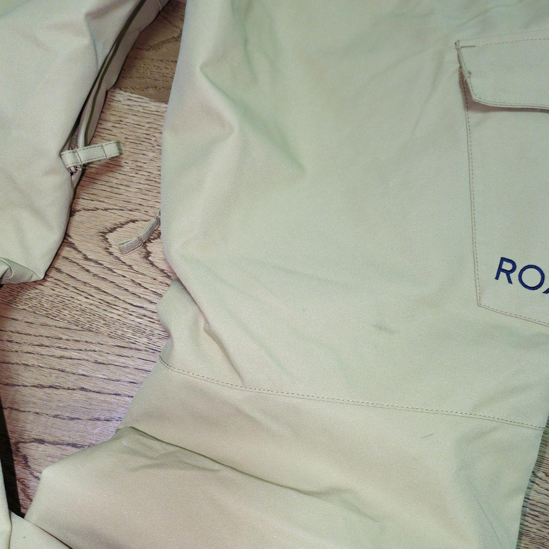 ROXY　スノボウェア　上下セット　Ｍ　総柄　ネイビー　キャメルブラウン