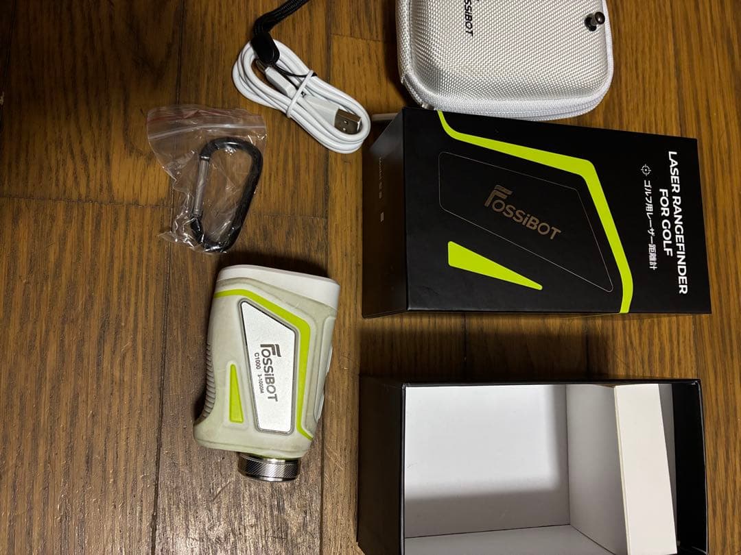 Fossibot レーザー距離計　　ホワイト　　カードサイズ