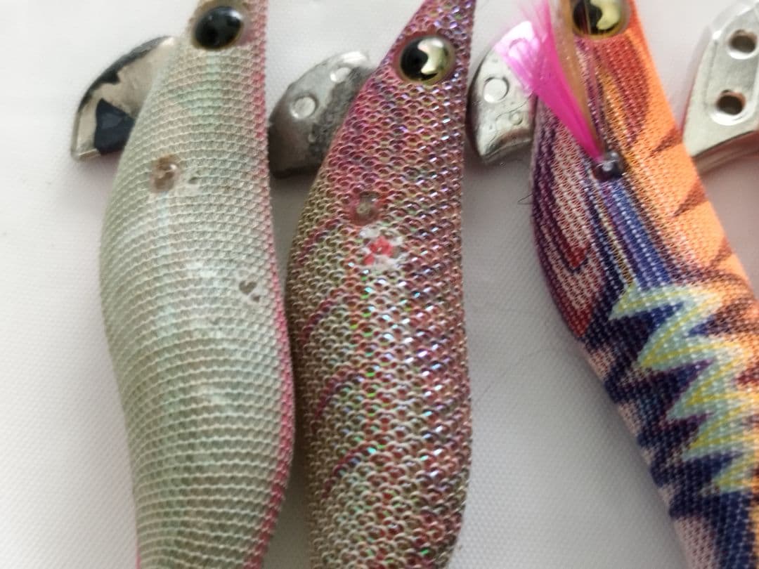 ●エギング セット 2号 2.2 2.5 3.5 釣具 ケース付 エギ 疑似餌