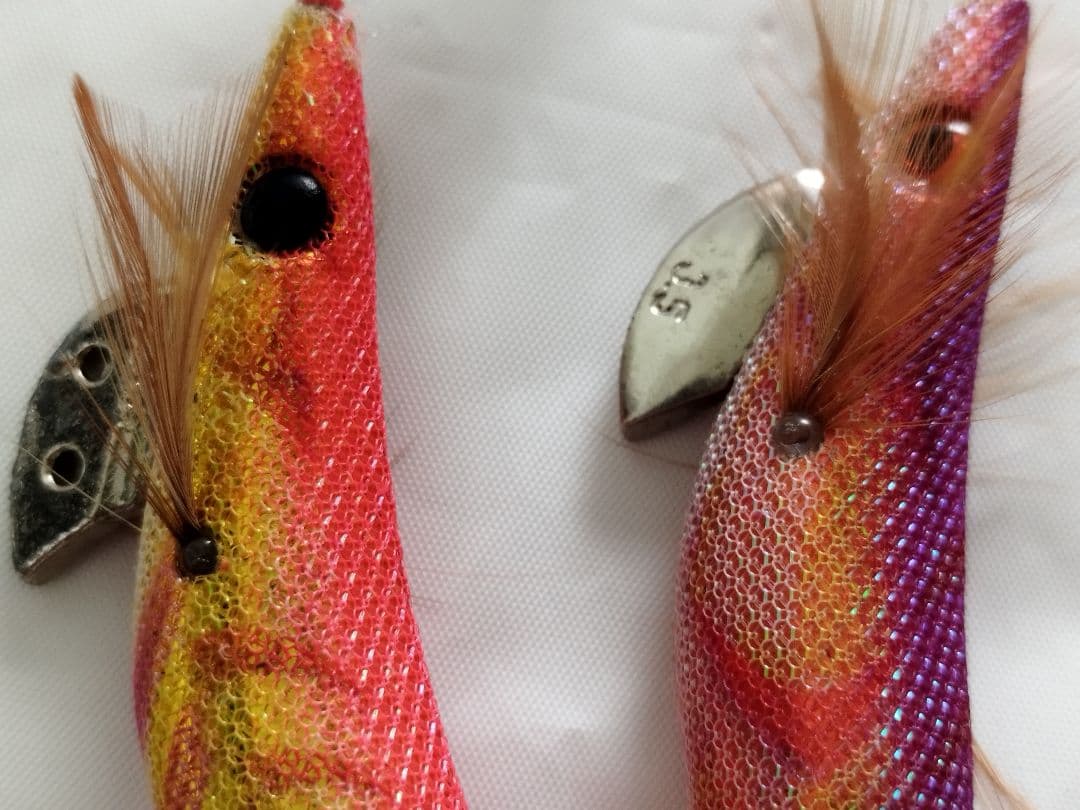 ●エギング セット 2号 2.2 2.5 3.5 釣具 ケース付 エギ 疑似餌