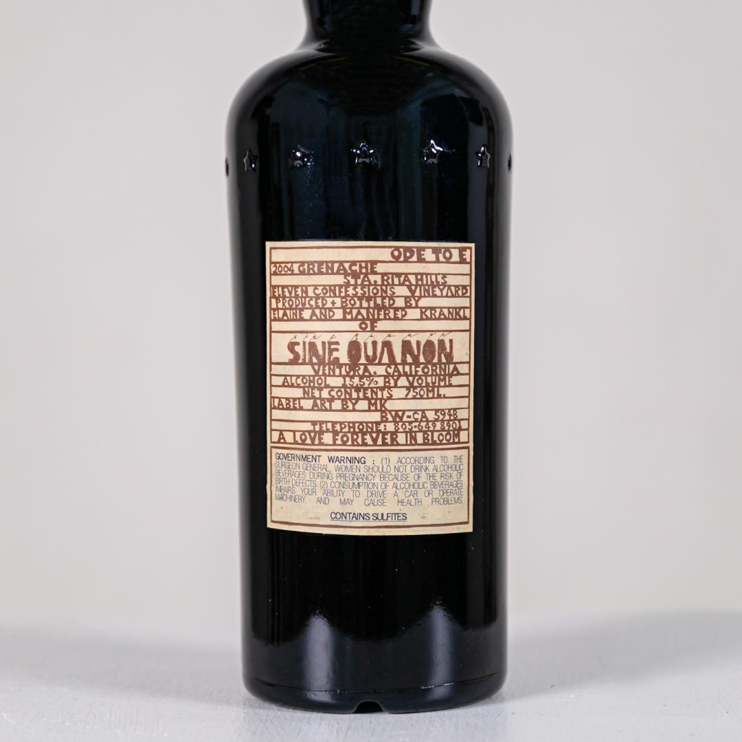 【超希少】Sine Qua Non Ode To E 2004 赤