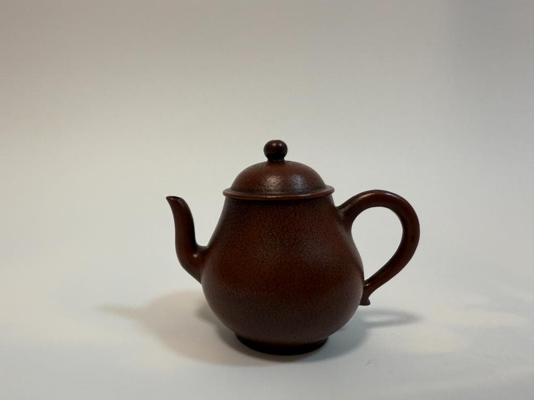 唐物紫砂壺 朱泥「孟臣 自有一山川」刻 急須 時代品 煎茶道具 美術品