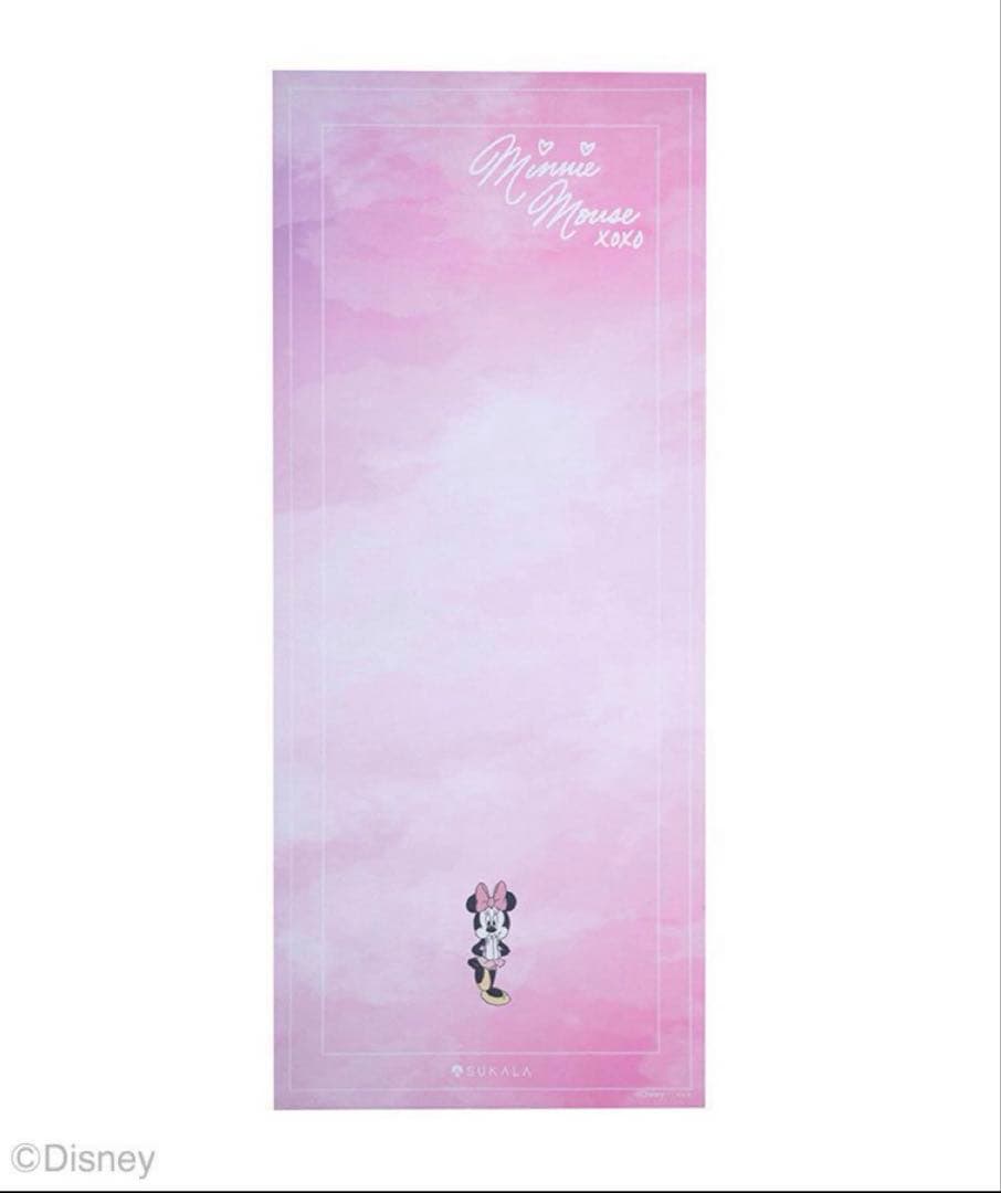新品Disney ミニーマウス トラベルヨガマット