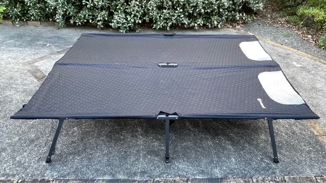 二人用 コット ダブル 折りたたみ式 キャンプ アウトドア ベッド ふたり用