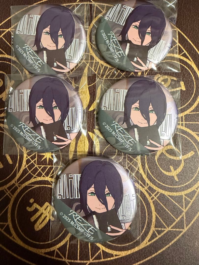 チェンソーマン　レゼ メタリック缶バッジ　缶バッジ　紀伊国屋　書店フェア