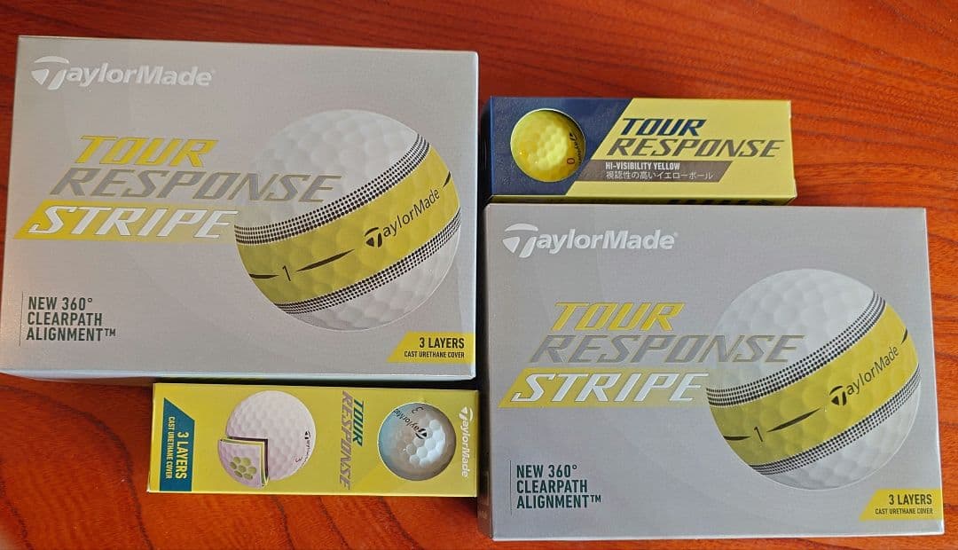 テーラーメイド ツアーレスポンス ストライプ 2ダース+α