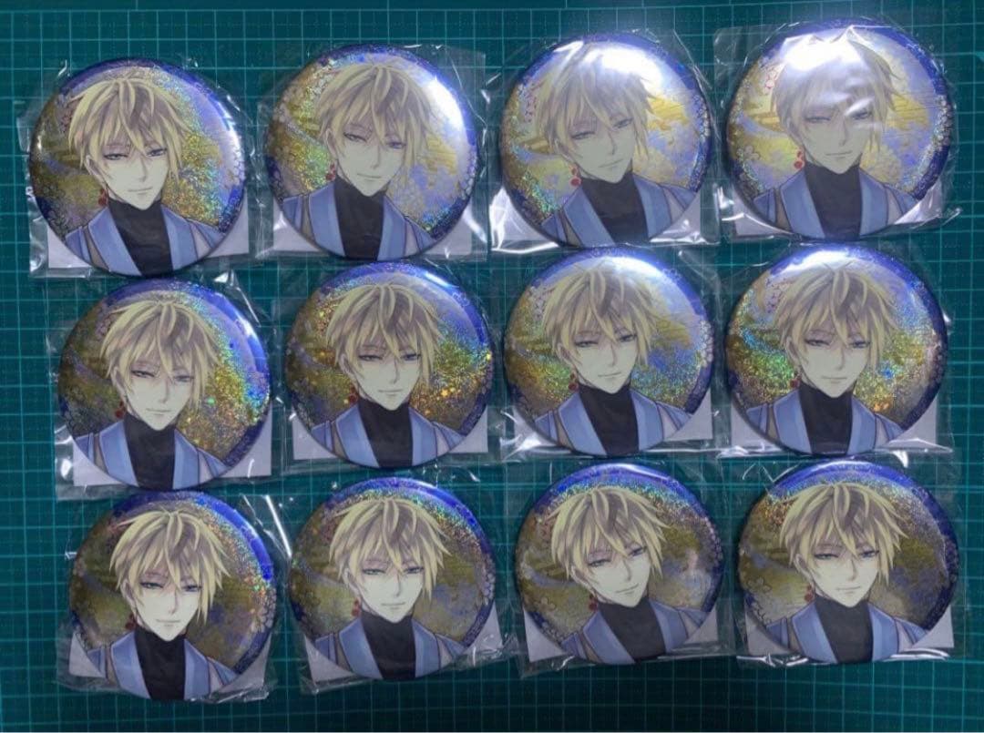 イケメン戦国 イケ戦 76mmホログラム缶バッジ 上杉謙信 12点セット