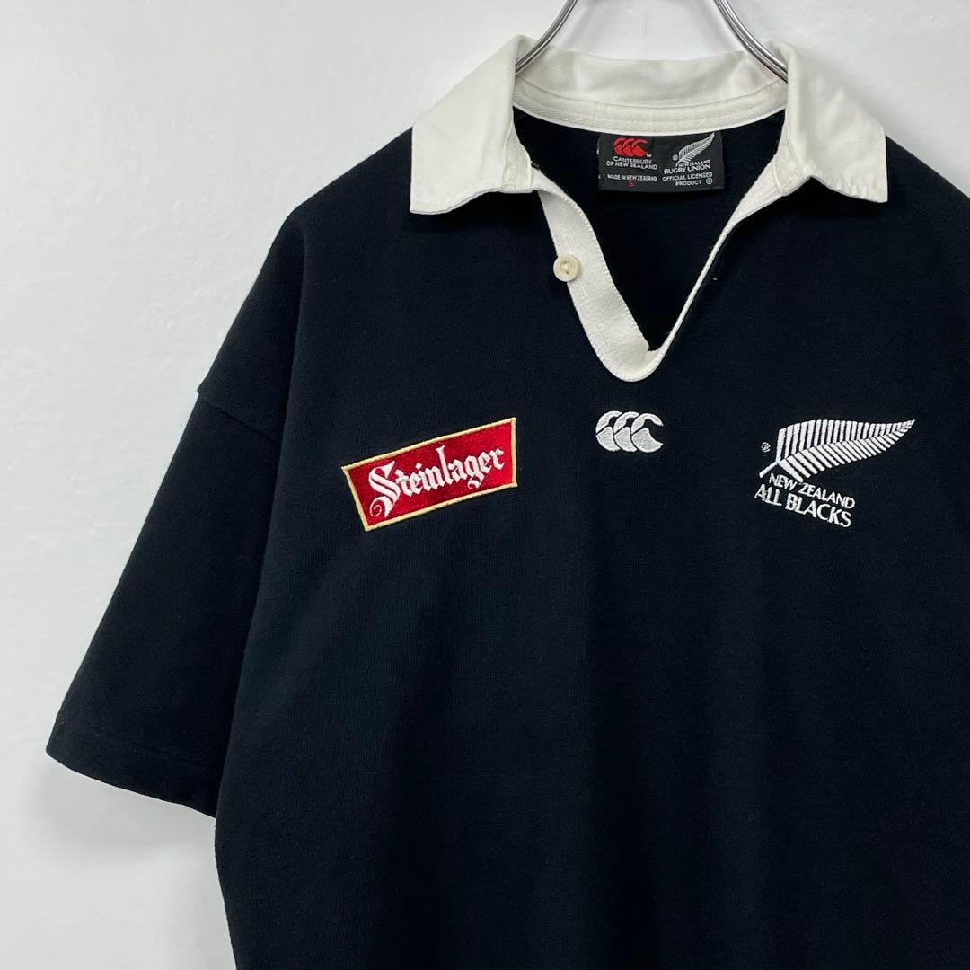 カンタベリー　オールブラックス　ラガーシャツ　ポロシャツ