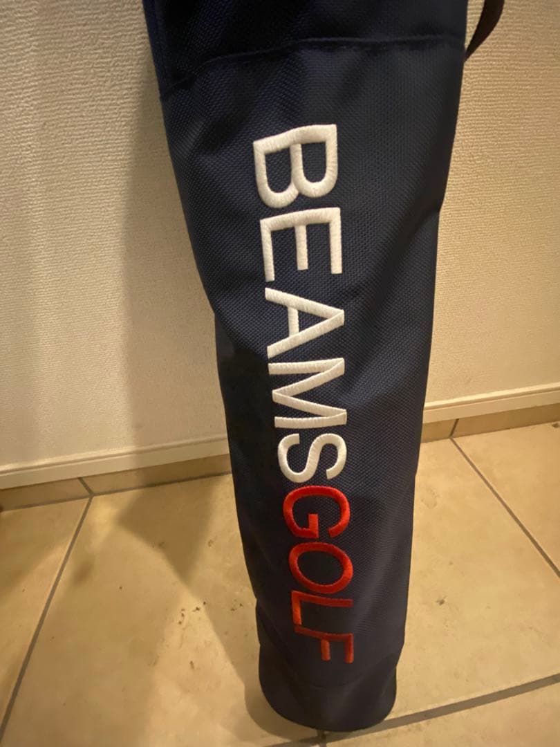 【売り切ります】 beams golf セルフスタンドゴルフケース　ネイビー