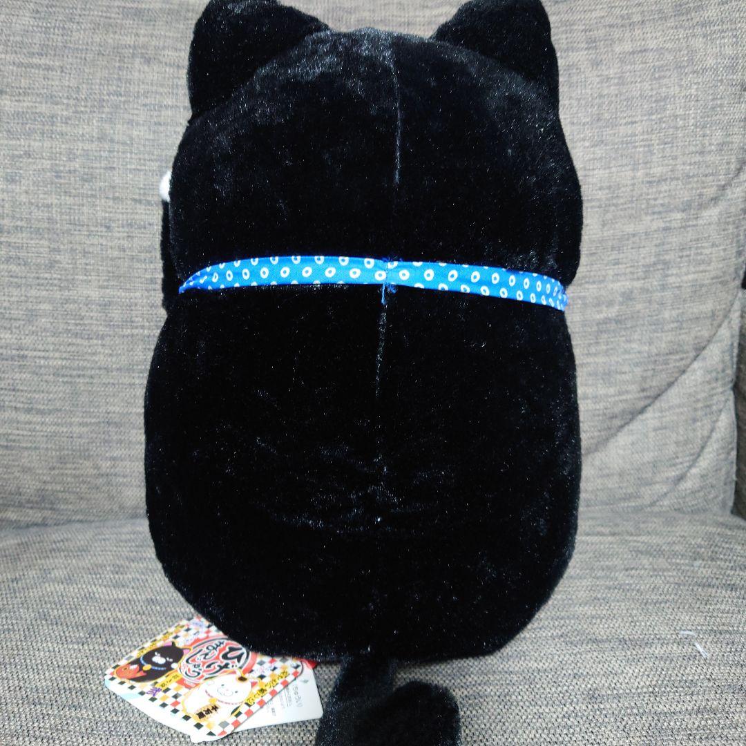 新品未使用 ひげまんじゅう 招き猫弐 鯛もち 黒豆 ぬいぐるみ