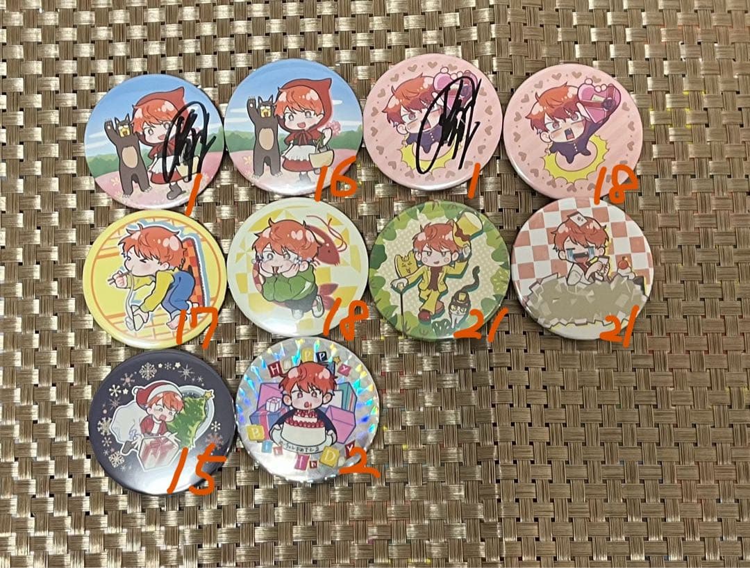 めいちゃん　缶バッジ