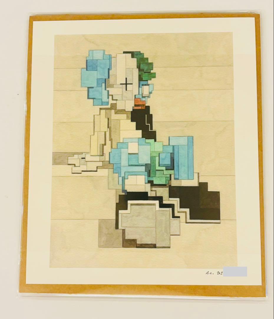 アダムリスター　版画 限定50 KAWS モデル シルクスクリーン 限定25