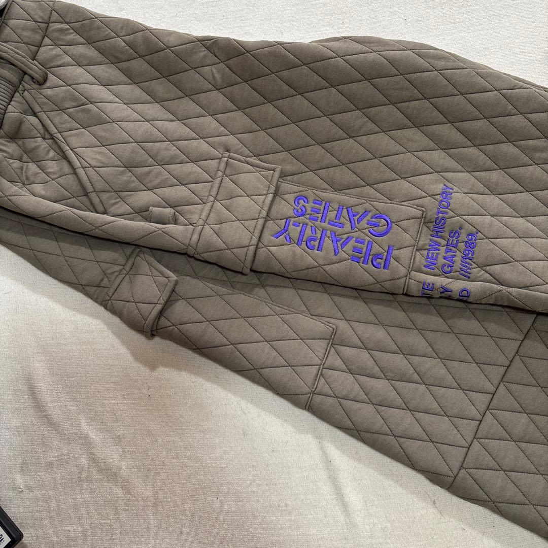 PEARLY GATES サイズ5 キルティングパンツ （カーキ色）