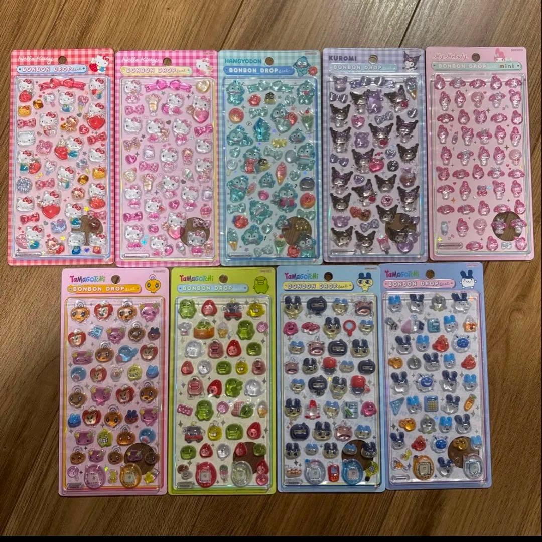 正規品　ボンボンドロップシール　サンリオ・たまごっち