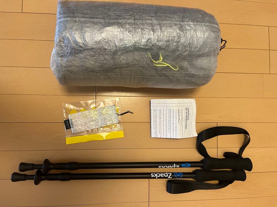 最終価格！ダイニーマZpacks 2人用テント　しろ白➕ポール2本➕おまけ