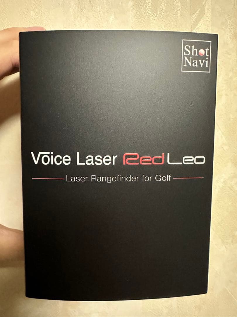 ShotNavi Voice Laser Red Leo ゴルフ用距離計
